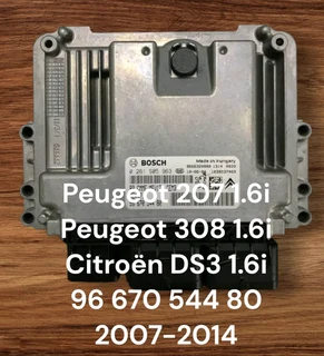 Peugeot 207 1.6 VTI 16 Valve Petrol Management System *Peugeot 308 1.6 VTI 16 Valve Petrol Managemen