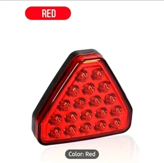 F1 Style Triangular LED Rear Fog Light Universal Fit Break warning tail lamp for CARS *Motorcycles *