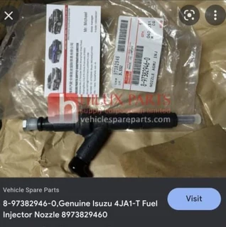 Isuzu D-Max 2.5 TD 4JA1 TFR Engine CDE 2004-2012 ZEXEL Injectors Set Part# 8973829460