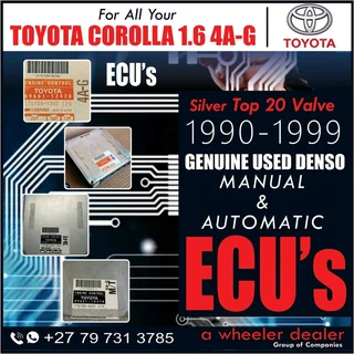 Toyota Corolla 1.6i 4a-ge Ae101 Silver Top 1990-1999 Denso Ecu Part# 89661 12420