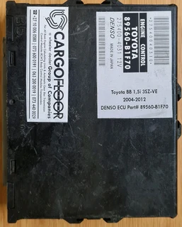 Toyota BB 1.5i 3SZ-VE 2004-2012 DENSO ECU part# 89560 B1F70