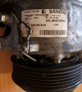 Mercedes-Benz W205 C180 OM274 Engine CDE 2015-2020 SANDEN Air Conditioning Pump Part#A 000 830 40 02
