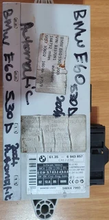 BMW E60 530D Diesel M57N Engine CDE 2005-2008 Siemens BCM part# 61 35 6 943 857