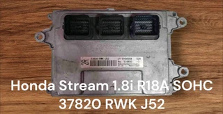 Honda Stream 1.8i R18a Sohc V-tec 2000-2012 Keihin Ecu Part# 37820 Rwk J52