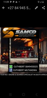 For all your engines and gear box manual and automatic contact cuthbert on 084 945 5025