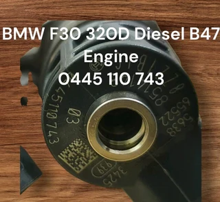 BMW F30 320D Diesel B47 Engine CDE 2013-2018 Bosch Injectors Set Part# 0445 110 743