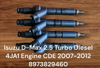 Isuzu D-Max 2.5 Turbo Diesel 4JA1 TFR Engine CDE 2005-2015 Genuine Used ZEXEL Injectors Set Part# 89