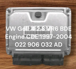 VW Golf 4 2.8 VR6 V6 Motion BDE Engine CDE 1997-2004 Bosch ECU part# 022 906 032 AD