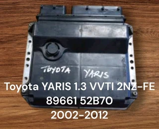 Toyota YARIS 1.3 VVTI 2NZ-FE Engine CDE 2002-2012 FUJITSUTEN ECU part# 89661 52B70