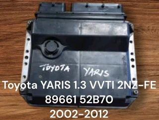 Toyota Yaris 1.3 Vvti 2nz-fe Engine Cde 2002-2012 Fujitsuten Ecu Part# 89661 52b70