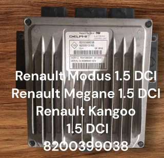 Renault Modus 1.5 DCI K9K Engine CDE 2002-2012 Delphi ECU part# 8200399038