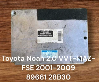 Toyota Noah 2.0 VVT-I 1AZ-FSE 2001-2009 FUJITSUTEN ECU part# 89661 28B30