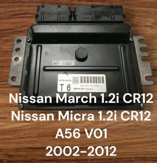 Nissan March 1.2i CR12 *CR12DE Engine CDE 2002-2012 Hitachi ECU part# A56 V01