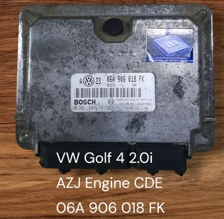 VW Golf 4 1.6i 16 Valve AKL Engine CDE 1997-2004 Siemens ECU part# 06A 906 033 AS