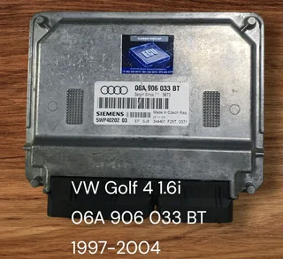 VW Golf 4 1.6i 16 Valve AKL Engine CDE 1997-2004 Siemens ECU part# 06A 906 033 AS