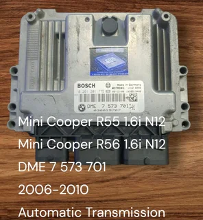 Mini Cooper S R56 1.6i 16V N14 Engine CDE 2007-2012 Bosch ECU part# DME 7 615 981 Transmission