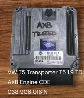VW Transporter T5 1.9 TDI BKC 2004-2012 Bosch ECU part# 03G 906 016 EH