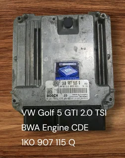 VW Golf 5 GTI 2.0 TSI Turbo Stratified Injection Petrol Management System BWA Engine CDE 2005-2008 G