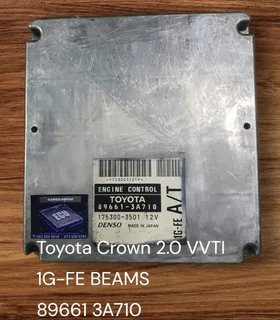 Toyota Crown Comfort 2.0 VVTI ITR-FPE Engine CDE 2000-2008 FUJITSUTEN ECU part# 89661 43160