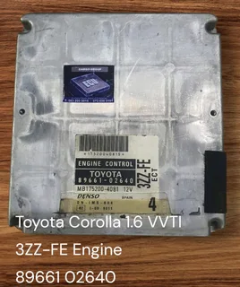 Toyota Crown Comfort 2.0 VVTI ITR-FPE Engine CDE 2000-2008 FUJITSUTEN ECU part# 89661 43160