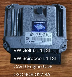 VW Scirocco 1.4 TSI Turbocharged Stratified Injection Petrol Management System *VW Tiguan 1.4 TSI Tu