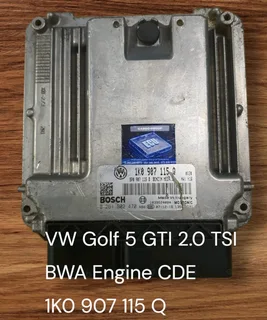 VW Jetta 5 2.0 FSI Fuel Stratified Injection Petrol Management System BLX Engine CDE 2005-2008 Genui