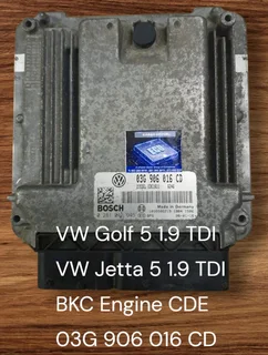 VW Golf 5 GTI 2.0 TSI Turbo Stratified Injection Petrol Management System BWA Engine CDE 2005-2009 G