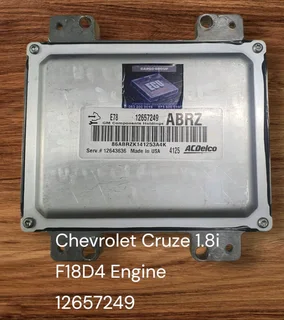 Chevrolet cruze 1 8i f18 d4 engine c d e 2009 2015 continental e c u part # 25181280 * a a g5