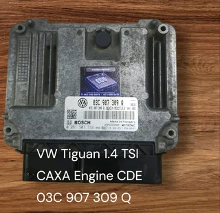 VW Golf 6 1.4 TSI Turbocharged Stratified Injection Petrol Management System CAVD Engine CDE 2009-20