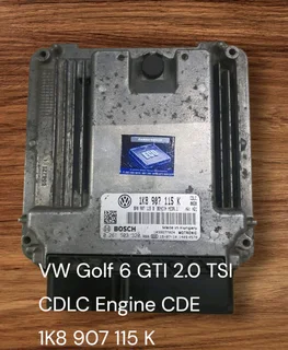 VW Golf 5 GTI 2.0 TSI BWA Engine CDE 2005-2009 Bosch ECU part# 1K0 907 115 K