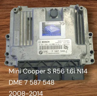 Mini Cooper S R56 1.6i 16V N14 2007-2012 Bosch ECU part# DME 7 641 003