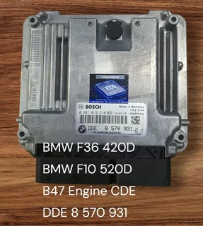 B m w g01 x3 2 0i b48 engine c d e 2017 2024 bosch e c u part # d m e 9 844 138 01