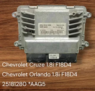 Chevrolet Cruze J305 1.8i F18D4 Engine CDE 2009-2015 Continental ECU part# 25181280