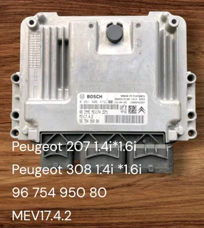 Peugeot 207 1.4i *Peugeot 308 1.4i Petrol *Peugeot 3008 1.4i Petrol Management System 2006-2014 Genu