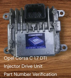 Opel Corsa C 1.7 DTI 1998-2012 Delphi Isuzu EDU part# 8971891362