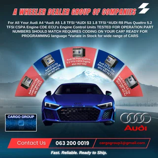 Audi S5 3.0 TFSI CWGD Engine Management 2015-2020 Bosch ECU part# 06M 907 309 D