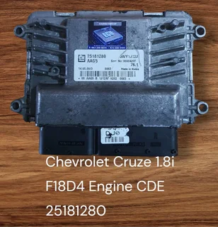 Chevrolet Cruze J300 1.8i F18D4 Engine CDE 2009-2015 Continental ECU part# 25188082