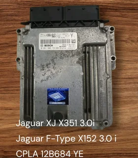 Jaguar XF X250 3.0i V6 Petrol 2013-2019 Bosch ECU part# CPLA 12B684 YE