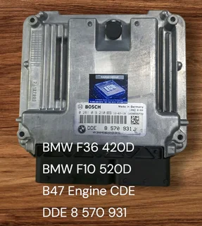 BMW E39 528i M52 Engine CDE 1997-2004 Bosch ECU part# DME MS43 7 500 255