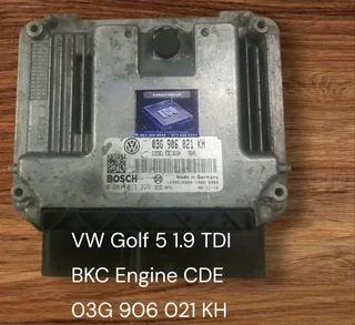 VW Scirocco R 2.0 TSI CDLC Engine CDE 2008-2013 Genuine Used Bosch Automatic Basic Engine Calculator