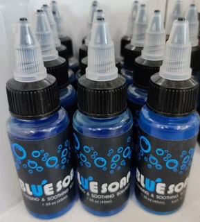 tattoo blue soap