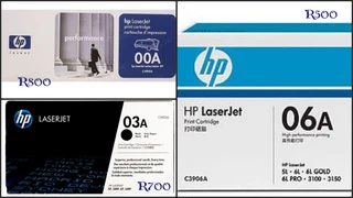 VARIETY OF OF CARTRIDGE TONERS