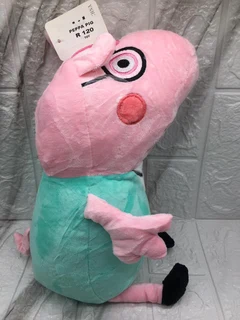 PEPPA PIG WITH TEDDY AND GEORGE WITH DINO COMBO