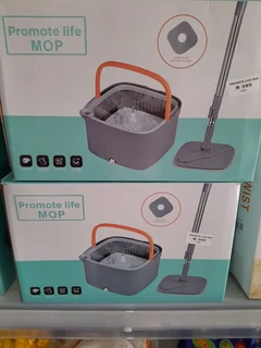 Grey Promote Life Mop Square