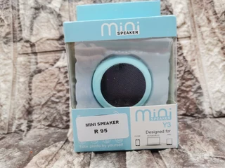 Bluetooth 5.0 Speaker 5W Radio FM Microphone And Wrist Strap -Blue