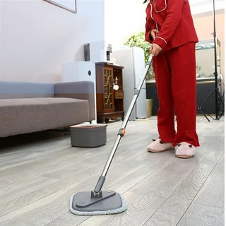 Sqaure Spin Mop And Bucket