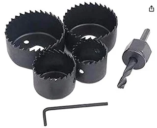 6pc Hole Saw Set