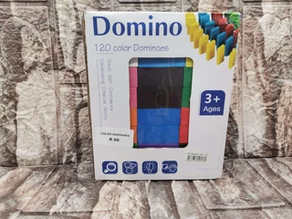 Wooden 120 Colour Domino Set