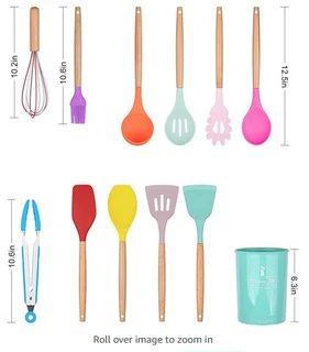 Silicone Cookware Set Of 12pc