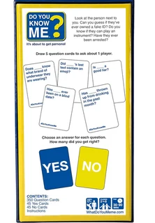 Adult game &#34;Do You Know Me&#34;